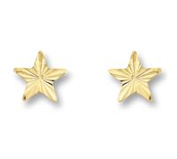 Paar Ohrhänger ONE ELEMENT "Stern Ohrringe Ohrstecker aus 333 Gelbgold", gold, Ohrringe, Damen, Kinder, Gelbgold 333 Gold, Gelbgold 333, Gold, Damen Gold Schmuck Stern (13608134-0) gold