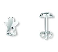 Paar Ohrhänger ONE ELEMENT "Zirkonia Engel Ohrringe Ohrstecker aus 925 Silber", silber, Ohrringe, Mädchen, Kinder, Silber 925 (Sterlingsilber), Bedeutungsvoll & zeitlos - ein Begleiter mit Persönlichk