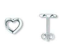 Paar Ohrhänger ONE ELEMENT "Zirkonia Herz Ohrringe Ohrstecker aus 925 Silber", silber, Ohrringe, Damen, Damen, Silber 925 (Sterlingsilber), Herzanhänger - Ausdruck von Liebe, perfekt zum Verschenken (