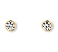 Paar Ohrhänger ONE ELEMENT "Zirkonia Ohrringe Ohrstecker aus 333 Gelbgold", gold, Ohrringe, Damen, Damen, Gelbgold 333 Gold, Gelbgold 333, Gold, Schlicht & schön - dezente Eleganz für jeden Tag (60533
