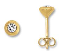 Paar Ohrhänger ONE ELEMENT "Zirkonia Ohrringe Ohrstecker aus 333 Gelbgold", gold, Ohrringe, Damen, Damen, Gelbgold 333 Gold, Gelbgold 333, Gold, Zeitlos elegant - mit Liebe zum Detail gefertigt (31950