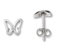 Paar Ohrhänger ONE ELEMENT "Zirkonia Schmetterling Ohrringe Ohrstecker aus 925 Silber", silber, Ohrringe, Jungen, Kinder, Silber 925 (Sterlingsilber), Damen Silber Schmuck Schmetterling (77319435-0) s