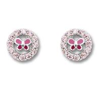 Paar Ohrhänger ONE ELEMENT "Zirkonia Schmetterling Ohrringe Ohrstecker aus 925 Silber", silber, Ohrringe, Damen, Kinder, Silber 925 (Sterlingsilber), Damen Silber Schmuck Schmetterling (92174050-0) si