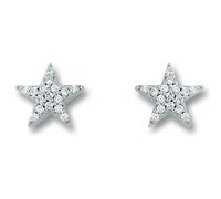 Paar Ohrhänger ONE ELEMENT "Zirkonia Stern Ohrringe Ohrstecker aus 925 Silber", silber, Ohrringe, Mädchen, Kinder, Silber 925 (Sterlingsilber), Bedeutungsvoll & zeitlos - ein Begleiter mit Persönlichk
