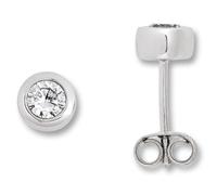 Paar Ohrhänger ONE ELEMENT "Zirkonia Zarge Ohrringe Ohrstecker aus 925 Silber", silber, Ohrringe, Damen, Damen, Silber 925 (Sterlingsilber) (88928002-0) silber