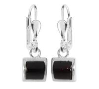 Paar Ohrhänger OSTSEE-SCHMUCK "Ostsee-Schmuck Ohrhänger Astrid 5x5 Ohrhänger Astrid 5x5", weiß, Ohrringe, Damen, 23 x 7mm, Silber 925 (Sterlingsilber) (78097459-0) weiß