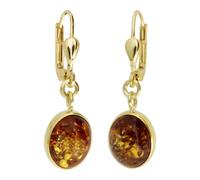 Paar Ohrhänger OSTSEE-SCHMUCK "- Classic 10x8 mm - Gold 333/000 - Bernstein" Gr. 30, gold (gold 333, goldfarben, gelb), Ohrringe, Damen, Gelbgold 333 (27892703-30) gold 333, goldfarben, gelb
