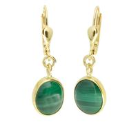 Paar Ohrhänger OSTSEE-SCHMUCK "Ostsee-Schmuck Ohrhänger Classic 10x8 mm", gelb, Ohrringe, Damen, 30x9mm, Gelbgold 333 (52684050-0) gelb