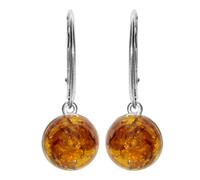 Paar Ohrhänger OSTSEE-SCHMUCK "Ostsee-Schmuck Ohrhänger Dolores Ohrhänger Dolores", weiß, Ohrringe, Damen, 29 x 10mm, Silber 925 (Sterlingsilber) (86095664-0) weiß