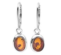 Paar Ohrhänger OSTSEE-SCHMUCK "Ostsee-Schmuck Ohrhänger Helli Ohrhänger Helli", weiß, Ohrringe, Damen, 31 x 9mm, Silber 925 (Sterlingsilber) (87954610-0) weiß