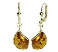 Paar Ohrhänger OSTSEE-SCHMUCK "- Jula - Gold 333/000 - Bernstein" Gr. 32, gold (gold 333, goldfarben, gelb), Ohrringe, Damen, Gelbgold 333 (55921967-32) gold 333, goldfarben, gelb