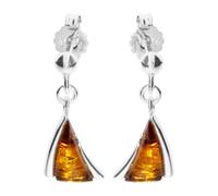 Paar Ohrhänger OSTSEE-SCHMUCK "- Imke - Silber 925/000 - Bernstein" Gr. 21, silber (silber 925, silberfarben, weiß), Ohrringe, Damen, Silber 925 (Sterlingsilber) (17942460-21) silber 925, silberfarben