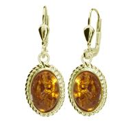 Paar Ohrhänger OSTSEE-SCHMUCK "Ostsee-Schmuck Ohrhänger Julie Ohrhänger Julie", gelb (weiß, neutral), Ohrringe, Damen, 30x10mm, Gelbgold 585, Paar Ohrhänger (54260757-0)