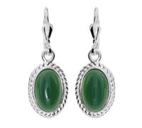 Paar Ohrhänger OSTSEE-SCHMUCK "Ostsee-Schmuck Ohrhänger Julie Ohrhänger Julie", weiß (weiß, neutral), Ohrringe, Damen, 31 x 10mm, Silber 925 (Sterlingsilber), Paar Ohrhänger (75634127-0)