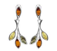 Paar Ohrhänger OSTSEE-SCHMUCK "- Smilla-Lotta - Silber 925/000 - Bernstein" Gr. 31, silber (silber 925, silberfarben, weiß), Ohrringe, Damen, Silber 925 (Sterlingsilber) (49958436-31) silber 925, silb