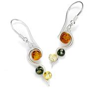Paar Ohrhänger OSTSEE-SCHMUCK "Ostsee-Schmuck Ohrhänger Valentine Ohrhänger Valentine", weiß, Ohrringe, Damen, 41 x 9mm, Silber 925 (Sterlingsilber) (22790945-0) weiß