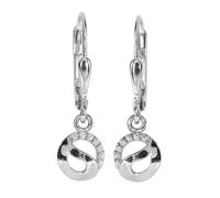 Paar Ohrhänger OSTSEE-SCHMUCK "Ostsee-Schmuck Ohrhänger Romina Ohrhänger Romina", weiß, Ohrringe, Damen, 22 x 7mm, Silber 925 (Sterlingsilber) (35599528-0) weiß