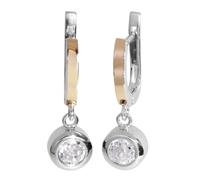 Paar Ohrhänger OSTSEE-SCHMUCK "Ostsee-Schmuck Ohrhänger Sunny Exklusiv Ohrhänger Sunny Exklusiv", weiß, Ohrringe, Damen, 28 x 9mm, Silber 925 (Sterlingsilber) (99804965-0) weiß