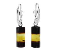 Paar Ohrhänger OSTSEE-SCHMUCK "Ostsee-Schmuck Ohrhänger Walze 6 mm Ohrhänger Walze 6 mm", weiß, Ohrringe, Damen, 30 x 6mm, Silber 925 (Sterlingsilber) (62494559-0) weiß