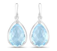 Paar Ohrhänger RAFAELA DONATA "Set: K56", silber, blau, Ohrringe, Damen, 19,8, aus Sterling Silber (91952933-0) silber, blau