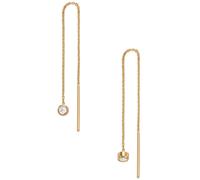 Paar Ohrhänger SKAGEN "Schmuck Geschenk Silber 925 Ohrringe KARIANA GLITZ", gold (gelbgoldfarben, weiß, kristallweiß), Ohrringe, Damen, Silber 925 (Sterlingsilber), mit Zirkonia (synth.) (33256542-0)