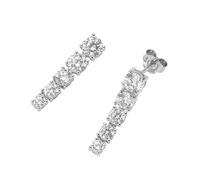 Paar Ohrhänger SMART JEWEL "mit Zirkonia, Silber 925", silber, Ohrringe, Damen, Silber 925 (Sterlingsilber) (52927463-0) silber