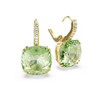 Paar Ohrhänger SWAROVSKI "Schmuck Geschenk MILLENIA Ohrringe", grün (gelbgoldfarben, kristallweiß, grün, kristallweiß, grün), Ohrringe, Damen, Metall, mit Swarovski Kristall (51981040-0) gelbgoldfarbe