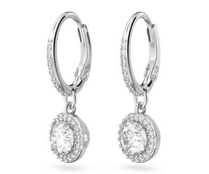 Paar Ohrhänger SWAROVSKI "Una Angelic Stern", grau (metallfarben, kristallweiß), Ohrringe, Damen, Metall, mit Swarovski Kristall (10545656-0) metallfarben, kristallweiß
