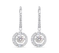 Swarovski Damen Ohrringe 'Sparkling Dance' silber, Größe One Size, 4587300 Silber One Size