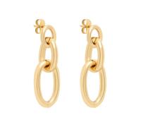 Paar Ohrhänger TAMARIS "Elegant Chunky", gold (gelbgoldfarben), Ohrringe, Damen, Edelstahl (66065023-0) gelbgoldfarben