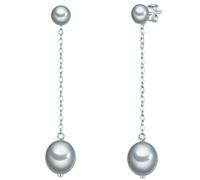 Paar Ohrhänger VALERO PEARLS "Set: VP866", silber, Ohrringe, Damen, 51,1, Silber 925 (Sterlingsilber), aus Sterling Silber (85417729-0) silber