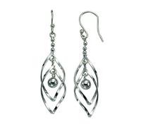 Paar Ohrhänger VIVANCE "925 Silber beweglich", weiß, Ohrringe, Damen, one-size, Silber 925 (Sterlingsilber) (27922025-0) weiß