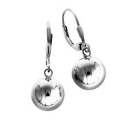 Paar Ohrhänger VIVANCE "925 Silber Kugel 12mm", weiß, Ohrringe, Damen, one-size, Silber 925 (Sterlingsilber) (40522368-0) weiß