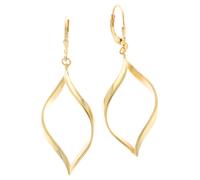 Paar Ohrhänger VIVANCE "925 Silber vergoldet gelb", gelb, Ohrringe, Damen, one-size, Silber 925 (Sterlingsilber), Ohrhänger (48081061-0) gelb