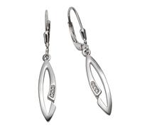 Paar Ohrhänger VIVANCE "925 Silber Zirkonia", weiß (weiß, weiß), Ohrringe, Damen, one-size, Silber 925 (Sterlingsilber), Ohrhänger (14306459-0) weiß, weiß