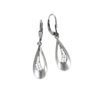 Paar Ohrhänger VIVANCE "925 Silber Zirkonia", weiß (weiß, weiß), Ohrringe, Damen, one-size, Silber 925 (Sterlingsilber) (69876361-0) weiß, weiß