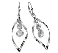 Paar Ohrhänger VIVANCE "925 Silber Zirkonia", weiß (weiß, weiß), Ohrringe, Damen, one-size, Silber 925 (Sterlingsilber) (69365608-0) weiß, weiß