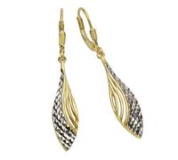 Paar Ohrhänger VIVANCE "925 Silber zweifarbig", bunt (mehrfarbig), Ohrringe, Damen, one-size, Silber 925 (Sterlingsilber) (78984744-0) mehrfarbig