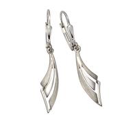 Paar Ohrhänger VIVANCE "925/- Sterling Silber rhodiniert", weiß, Ohrringe, Damen, one-size, Silber 925 (Sterlingsilber) (94258731-0) weiß