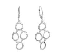 Paar Ohrhänger VIVANCE, weiß, Ohrringe, Damen, one-size, Silber 925 (Sterlingsilber) (73603866-0) weiß