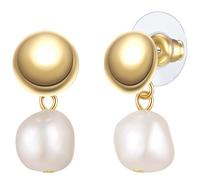 Paar Ohrhänger YOKOAMII "Set: Y515", weiß, Ohrringe, Damen, 21,4, mit Süßwasser-Zuchtperle (89405036-0) weiß