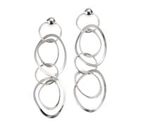 Paar Ohrhänger ZEEME "925 Silber rhodiniert", weiß, Ohrringe, Damen, one-size, Silber 925 (Sterlingsilber) (373444-0) weiß