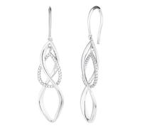 Amor Ohrhänger 2026208 Damen – 925er Sterlingsilber rhodiniert, Zirkonia (synth.), Weiß