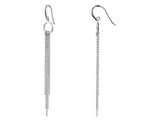 Paar Ohrhaken CELESTA, weiß, Ohrringe, Damen, one-size, Silber 925 (Sterlingsilber) (24290260-0) weiß