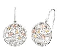 Engelsrufer Ohrringe ERE-TREE-TRICO Lebensbaum Tricolor Silber