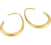 Paar Ohrhaken FIRETTI "Schmuck Geschenk Edelstahl Ohrschmuck Ohrringe Classic", gold (gelbgoldfarben), Ohrringe, Damen, Edelstahl (13036058-0) gelbgoldfarben