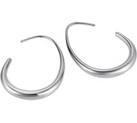 Paar Ohrhaken FIRETTI "Schmuck Geschenk Edelstahl Ohrschmuck Ohrringe Classic", silber (edelstahlfarben), Ohrringe, Damen, Edelstahl (27117215-0) edelstahlfarben