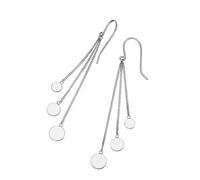 Paar Ohrhaken FIRETTI "Schmuck Geschenk Silber 925 Ohrschmuck Ohrringe Plättchen", silberfarben, Ohrringe, Damen, Silber 925 (Sterlingsilber), Paar Ohrhaken (74580214-0)