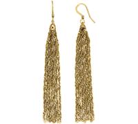 Paar Ohrhaken FIRETTI "Schmuck Geschenk Silber 925 Ohrschmuck Ohrringe Quaste", gold (gelbgoldfarben), Ohrringe, Damen, Silber 925 (Sterlingsilber) (31517861-0) gelbgoldfarben