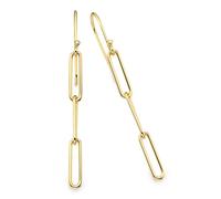 Paar Ohrhaken FIRETTI "Schmuck, Geschenk, Silber gelbgoldfarben vergoldete Ohrhaken", gelbgoldfarben, Ohrringe, Damen, Silber 925 (Sterlingsilber), Paar Ohrhaken (31337546-0)